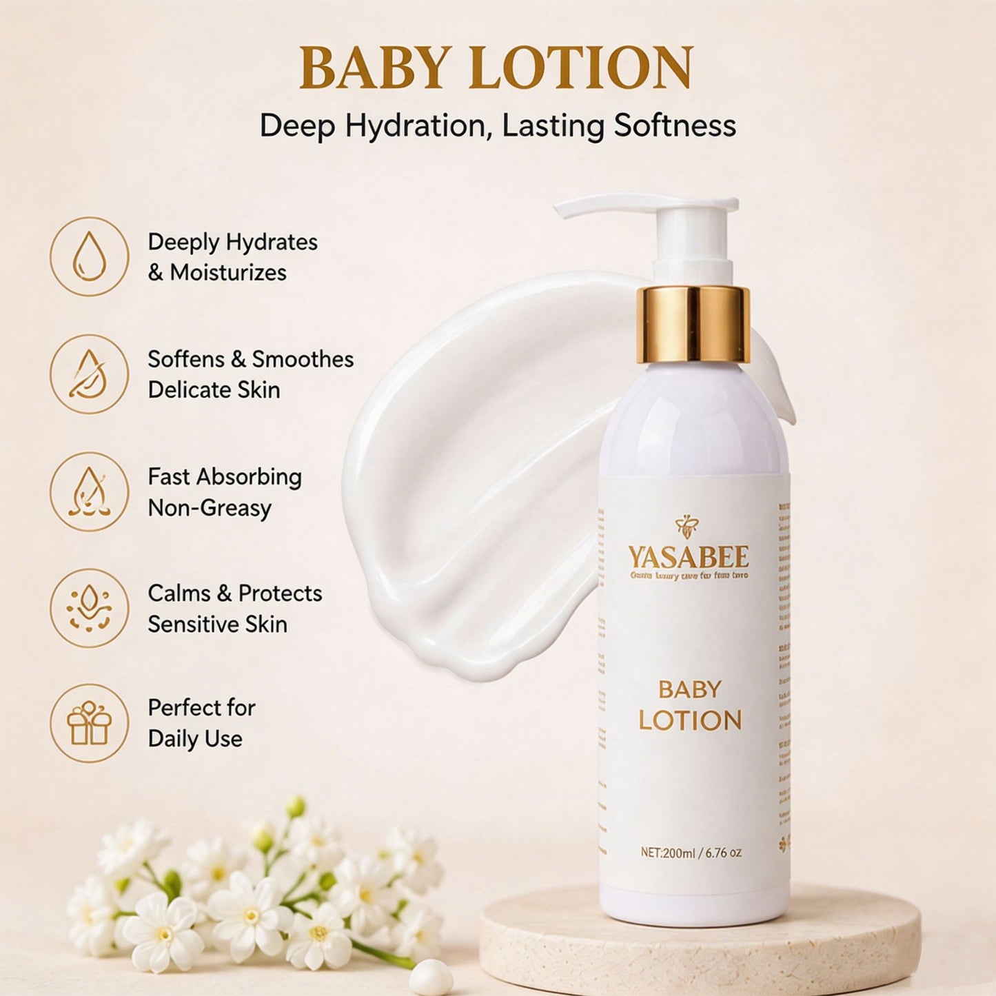Yasabee Baby Lotion