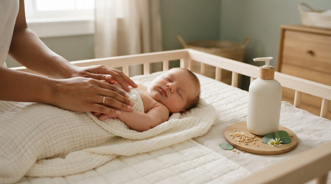 Gentle infant moisturizer for newborns and sensitive skin