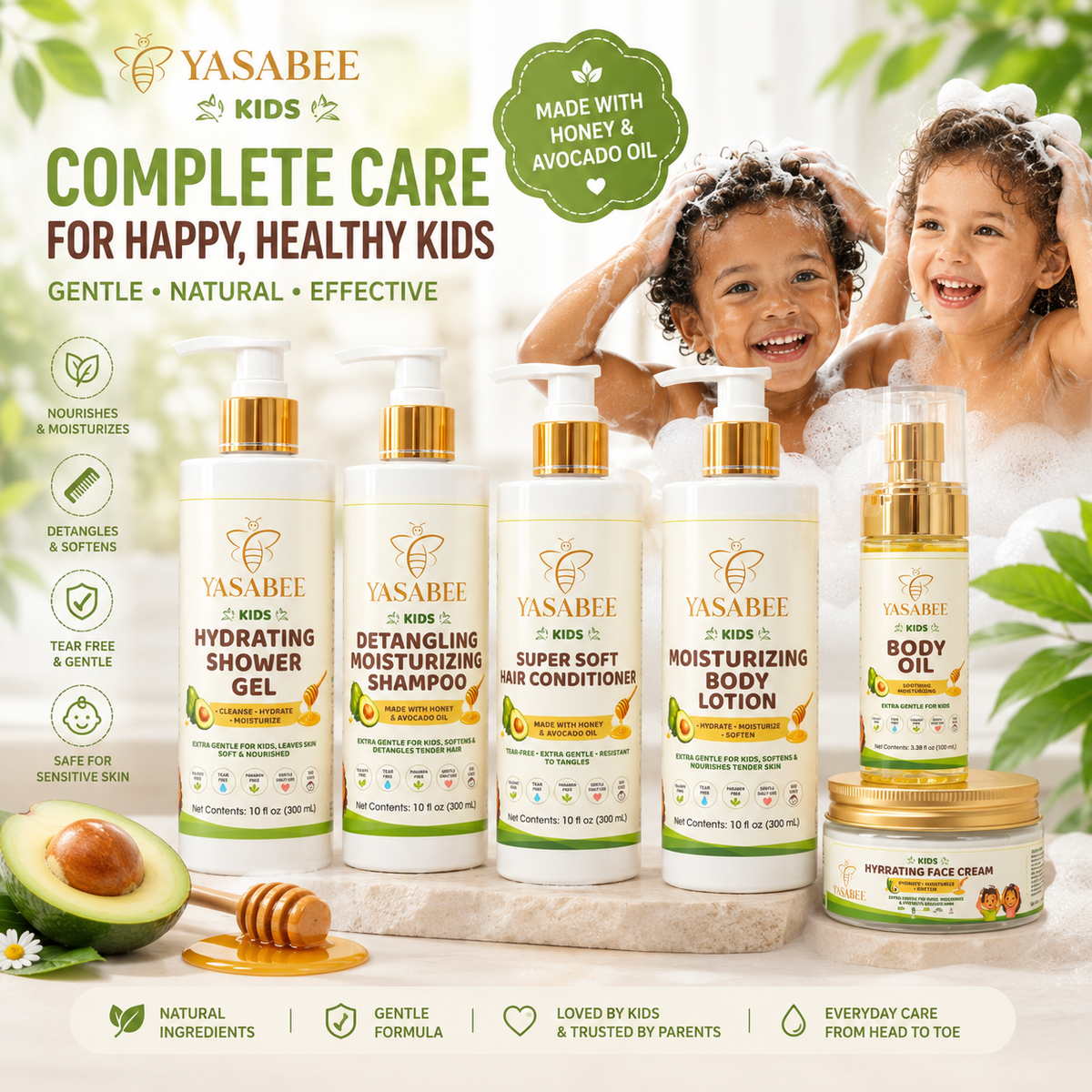 Complete Yasabee Kids 6-Piece Set
