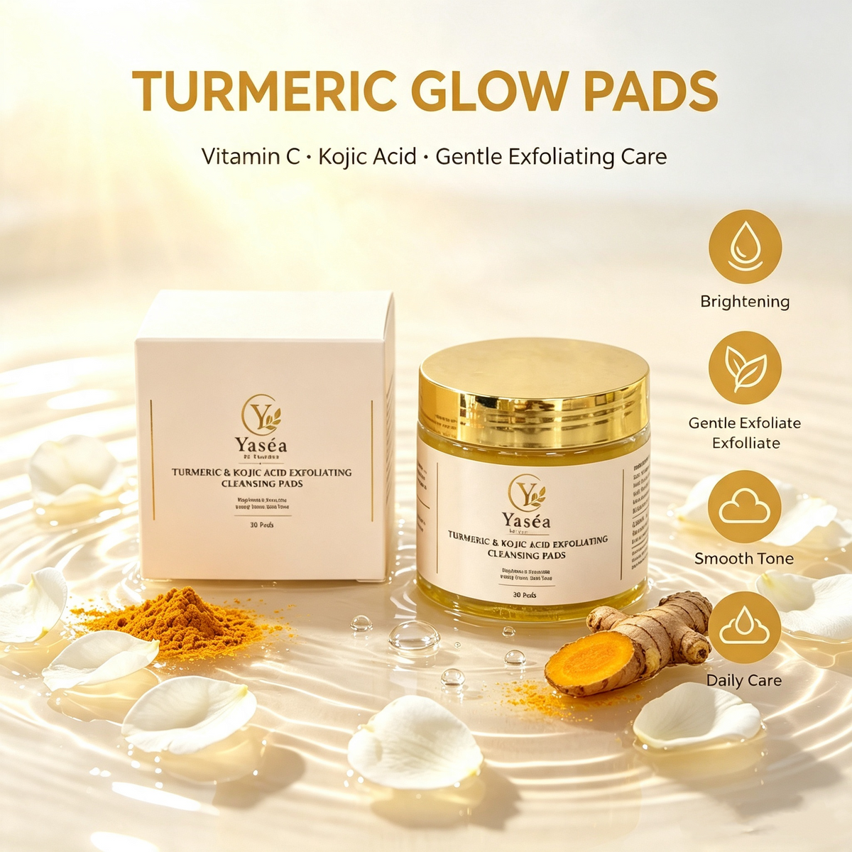 Turmeric Facial Pads