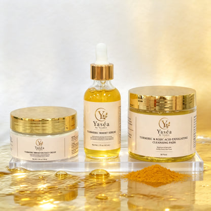 Complete Yaséa Turmeric Facial 4-Piece Set
