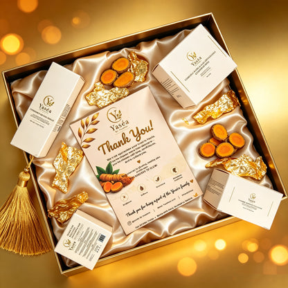 Complete Yaséa Turmeric Facial 4-Piece Set