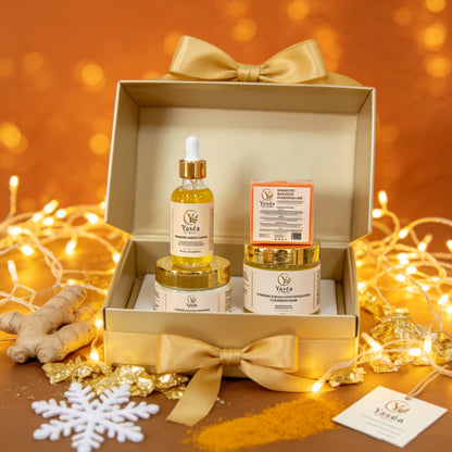 Complete Yaséa Turmeric Facial 4-Piece Set