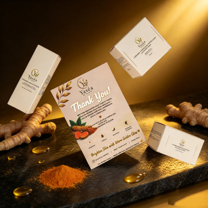 Complete Yaséa Turmeric Facial 4-Piece Set