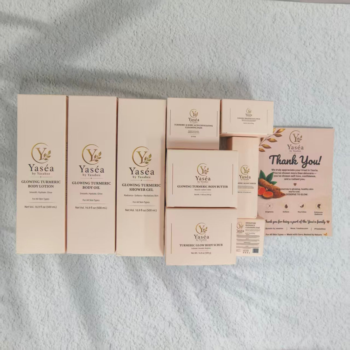 Complete Yaséa Turmeric Body 5-Piece Set