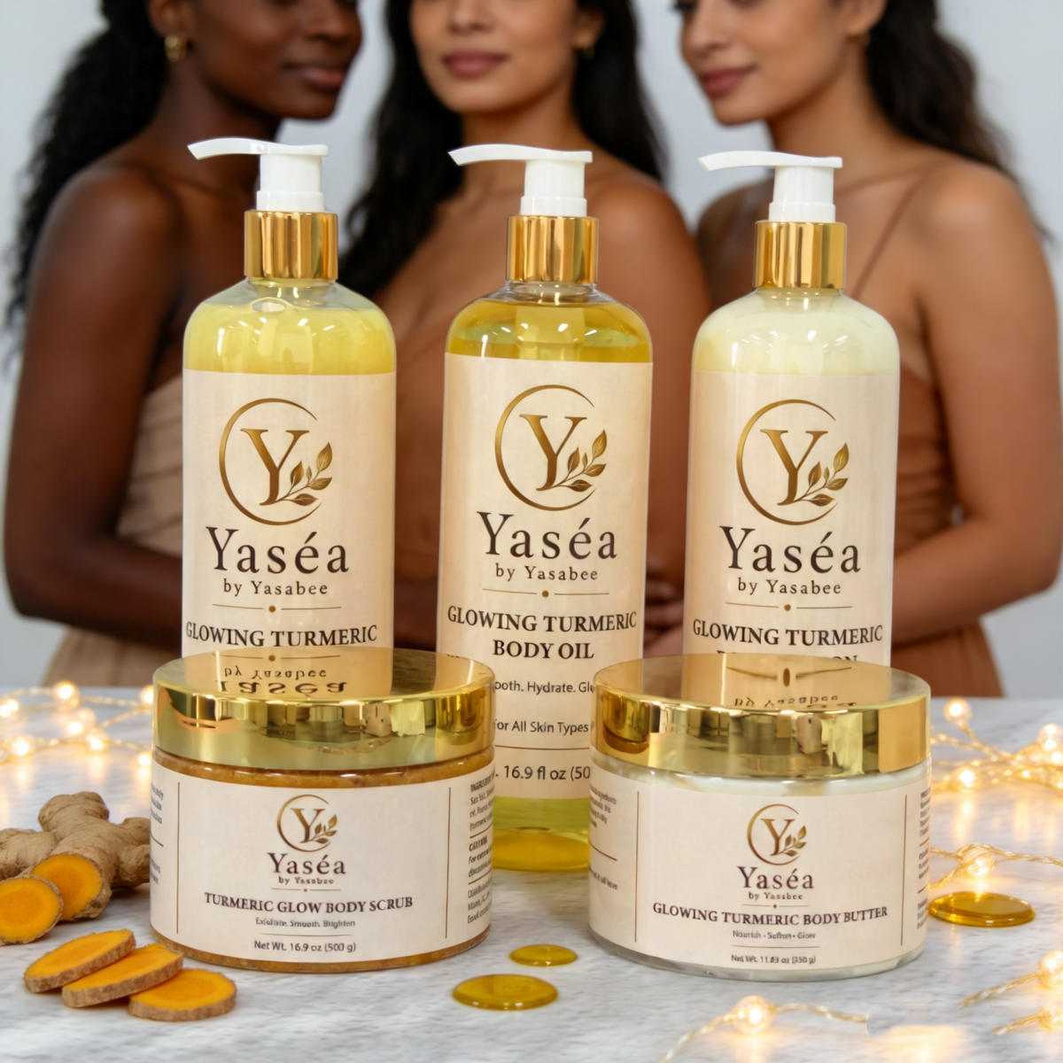 Complete Yaséa Turmeric Body 5-Piece Set