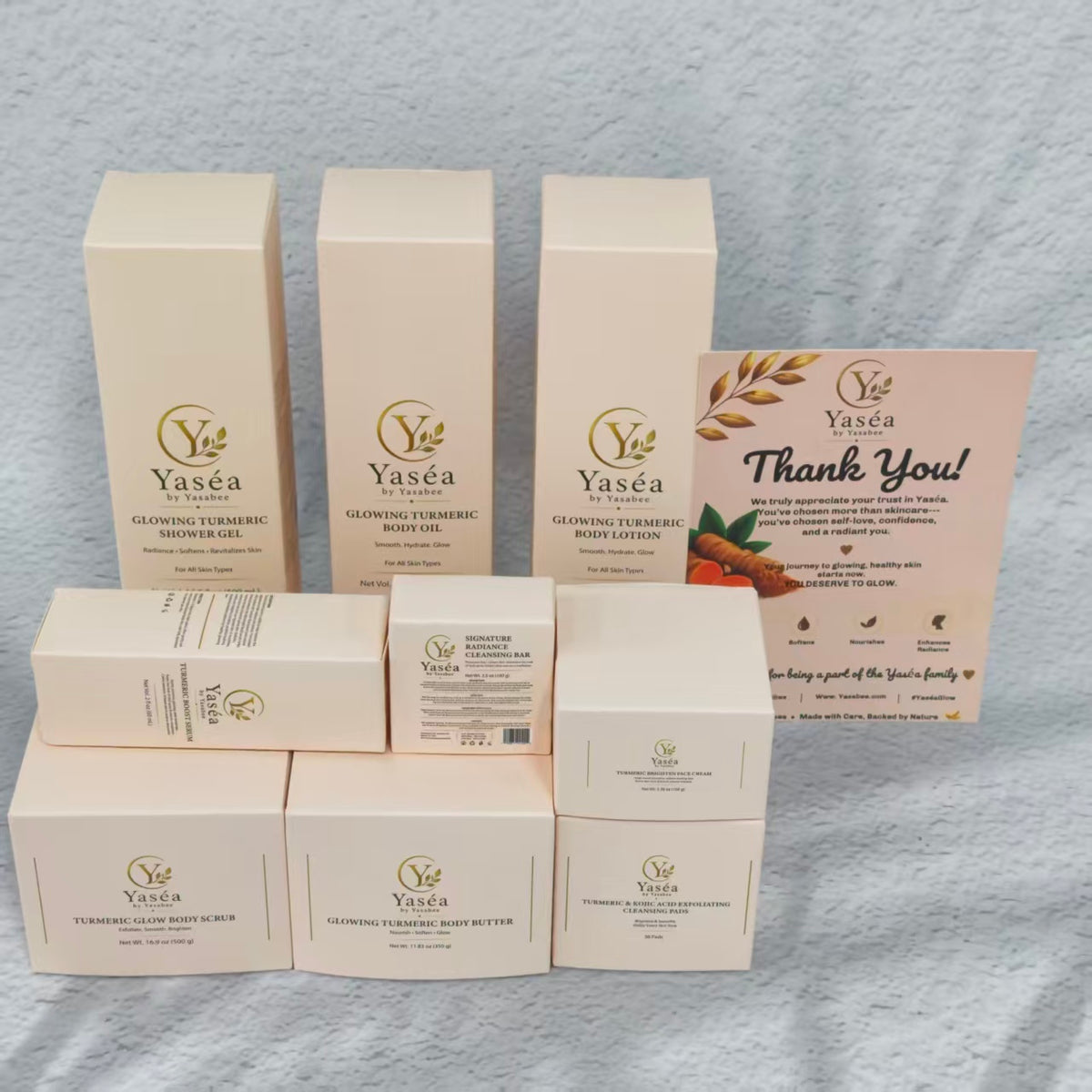 Complete Yaséa Turmeric Body 5-Piece Set