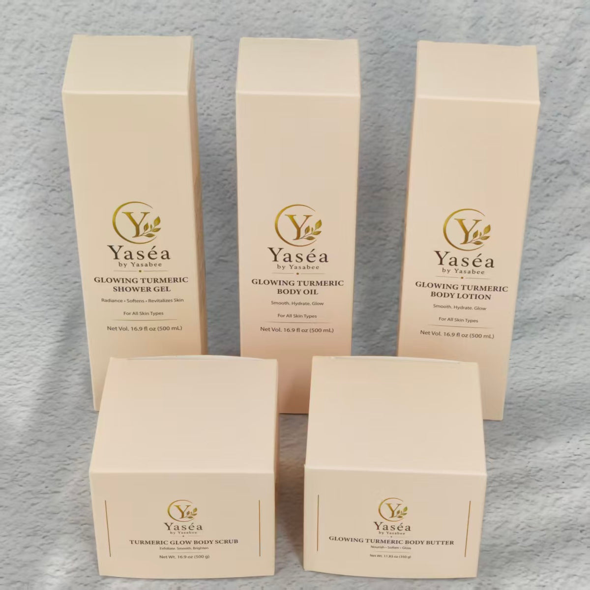 Complete Yaséa Turmeric Body 5-Piece Set