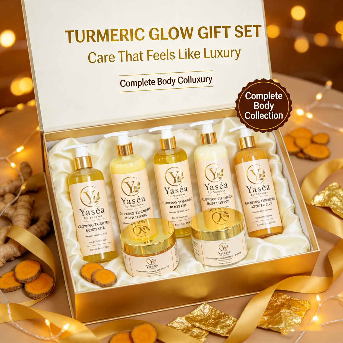 Complete Yaséa Turmeric Body 5-Piece Set