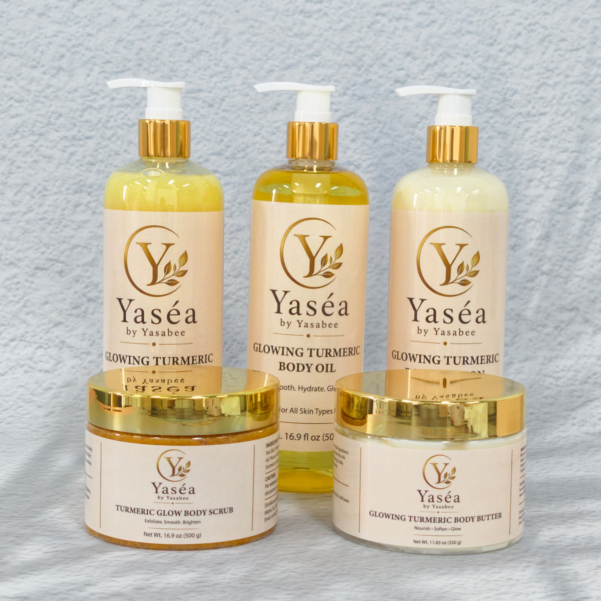 Complete Yaséa Turmeric Body 5-Piece Set